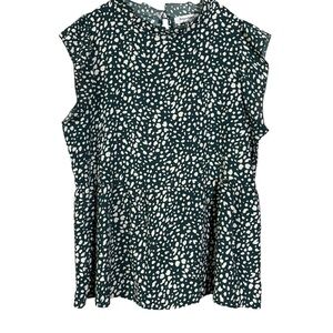 Chic Polka Dot Sleeveless Blouse